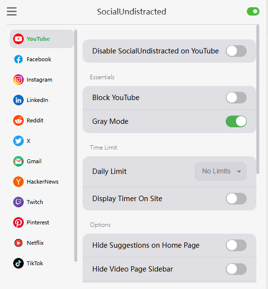 app screen